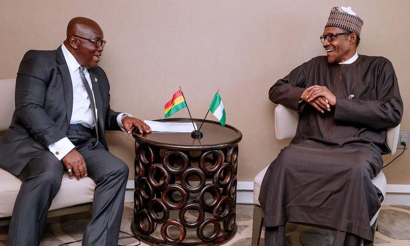 Buhari meets Ghana President to discuss attacks on Nigerian traders