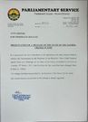SONA communique