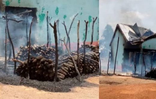 65-year-old woman’s house & 10,000 tubers of yam set ablaze by youth over witchcraft