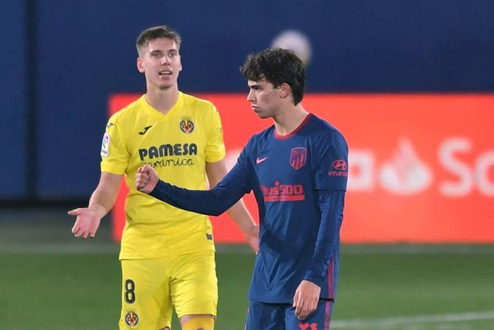 Joao Felix (R) was dropped to the bench but came on to score as Atletico Madrid beat Villarreal to get their Spanish title bid back on track