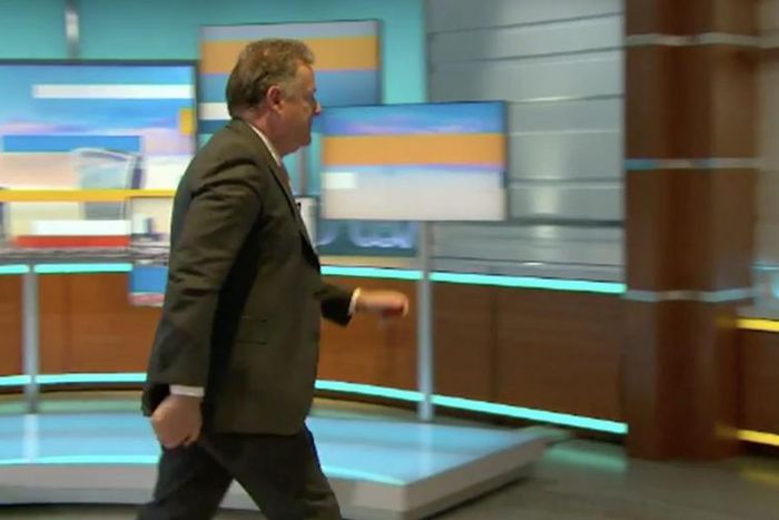 Piers Morgan walked off "Good Morning Britain."