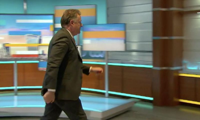 Piers Morgan walked off "Good Morning Britain."