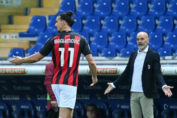 Zlatan Ibrahimovic was sent off in AC Milan's 3-1 win at Parma on Saturday
