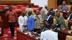 NDC and NPP MPs clash in Parliament