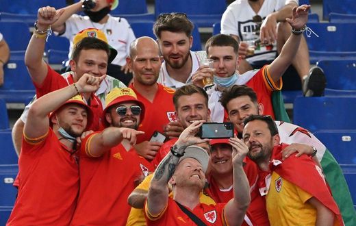 Wales supporters hoping for heroics at the Stadio Olimpico