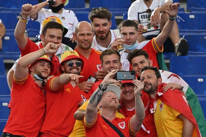 Wales supporters hoping for heroics at the Stadio Olimpico