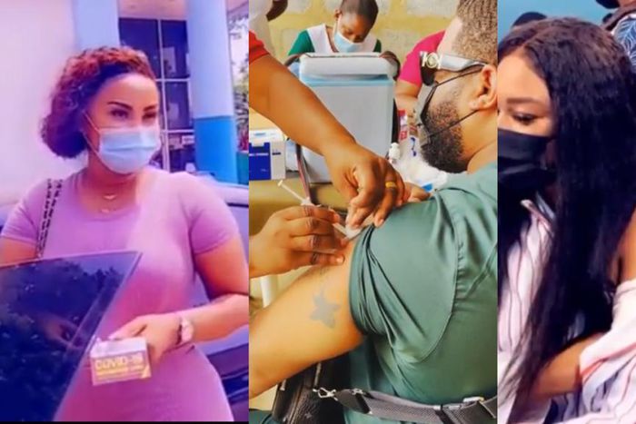 Nana Ama McBrown, D Black and Sandra Ankobiah