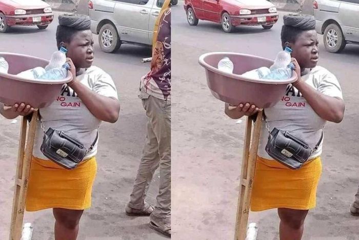 Amputee ‘pure water’ seller gets help from politician to leave the street