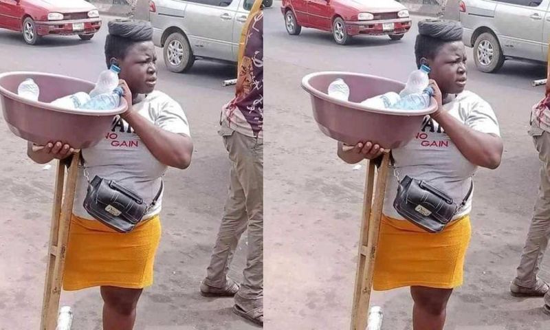 Amputee ‘pure water’ seller gets help from politician to leave the street