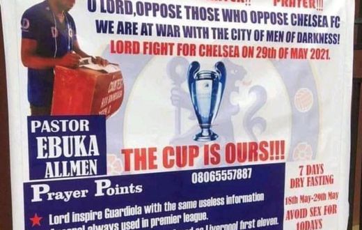 ‘We’re at war’ – Chelsea fans organise 7 days fasting ahead of Champions League final