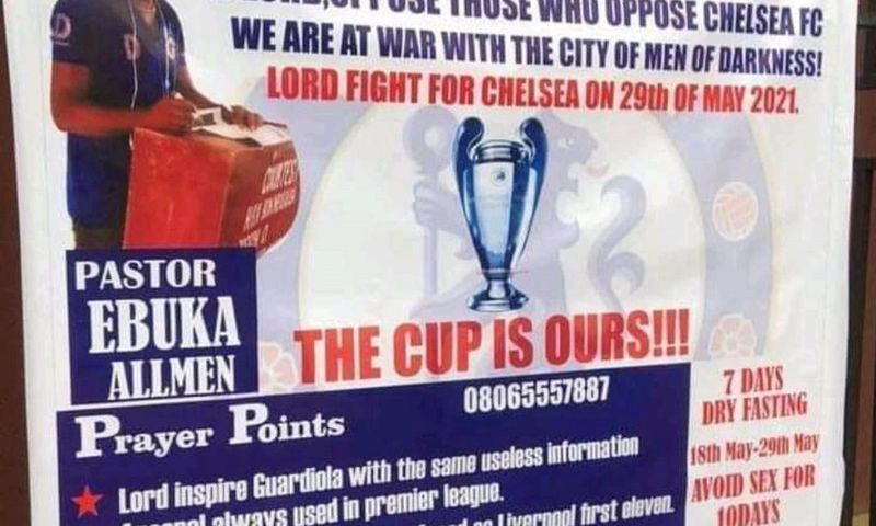 ‘We’re at war’ – Chelsea fans organise 7 days fasting ahead of Champions League final