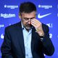 Barca president Josep Maria Bartomeu was detained by police on Monday
