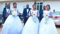Joy as triplets who married the same day welcome baby boys within the same period