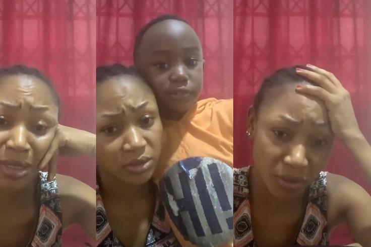 Akuapem Poloo and her son Chief