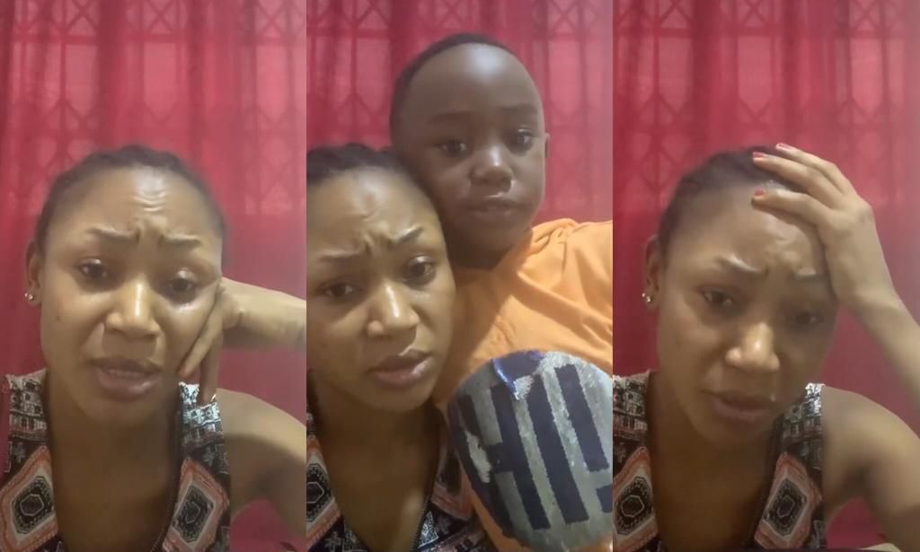 Akuapem Poloo and her son Chief