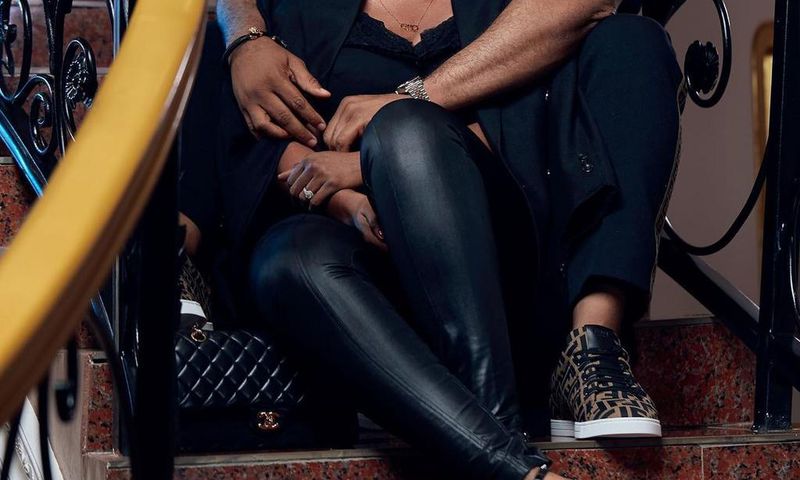 Kwadwo safo Kantanka Jnr and his wife, Zainab