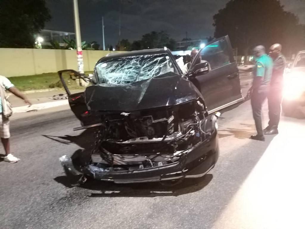 ECG vehicle involved in car crash; driver rushed to the hospital