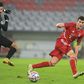 Bayern Munich defender Benjamin Pavard (R) has shaken off a knock from Wednesday's 3-1 win over Salzburg in the Champions League