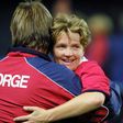 Hege Riise (right) will lead Britain's women's team at the Tokyo Olympics
