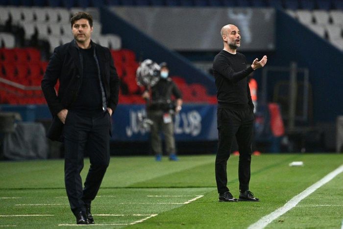 PSG coach Mauricio Pochettino is hoping his side can overturn a 2-1 first-leg deficit against Pep Guardiola's Manchester City when they travel to England next week
