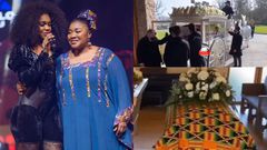 Becca's mother buried in the UK