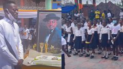 Watch: Lil Win celebrates birthday with students of his school