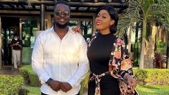 Eddie Nartey and wife Vida Danso