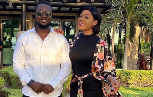 Eddie Nartey and wife Vida Danso