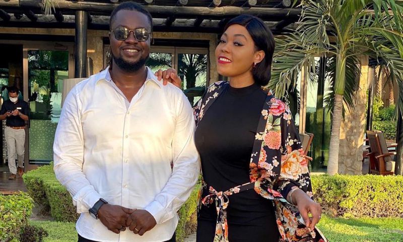 Eddie Nartey and wife Vida Danso