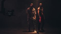 Deon Boakye and Kelvyn Boy in behind-the-scenes of Shame music video