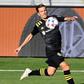Columbus Crew's Pedro Santos got on the scoresheet against CF Monterrey during a 2-2 draw in the quarter-finals of the CONCACAF Champions League