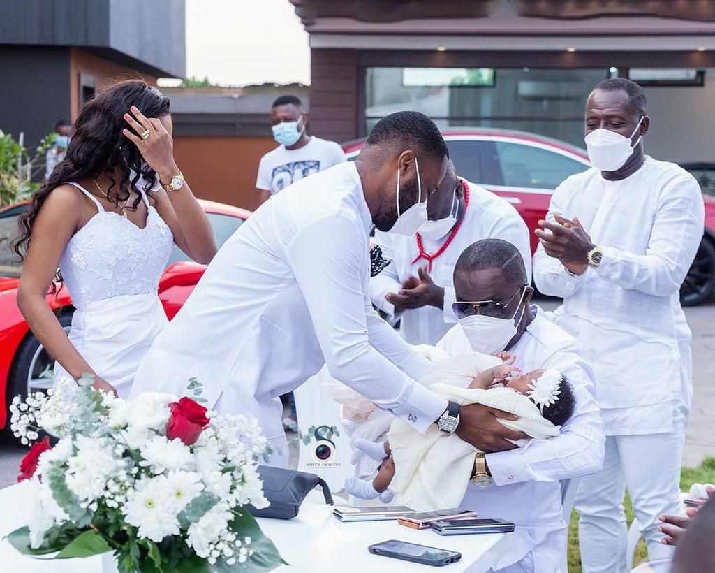 Kennedy Osei and Tracy’s adorable twins' outdooring