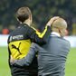 Pep Guardiola (right) and Thomas Tuchel were previously rivals in Germany