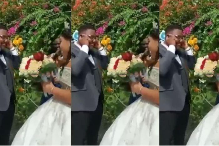“Don’t let me regret this marriage ooo!” – Bride warns groom at wedding venue