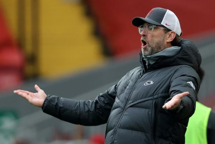 Hit for six: Jurgen Klopp's Liverpool have lost six consecutive home Premier League games