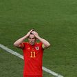 Gareth Bale missed a chance to add to his Wales goalscoring record