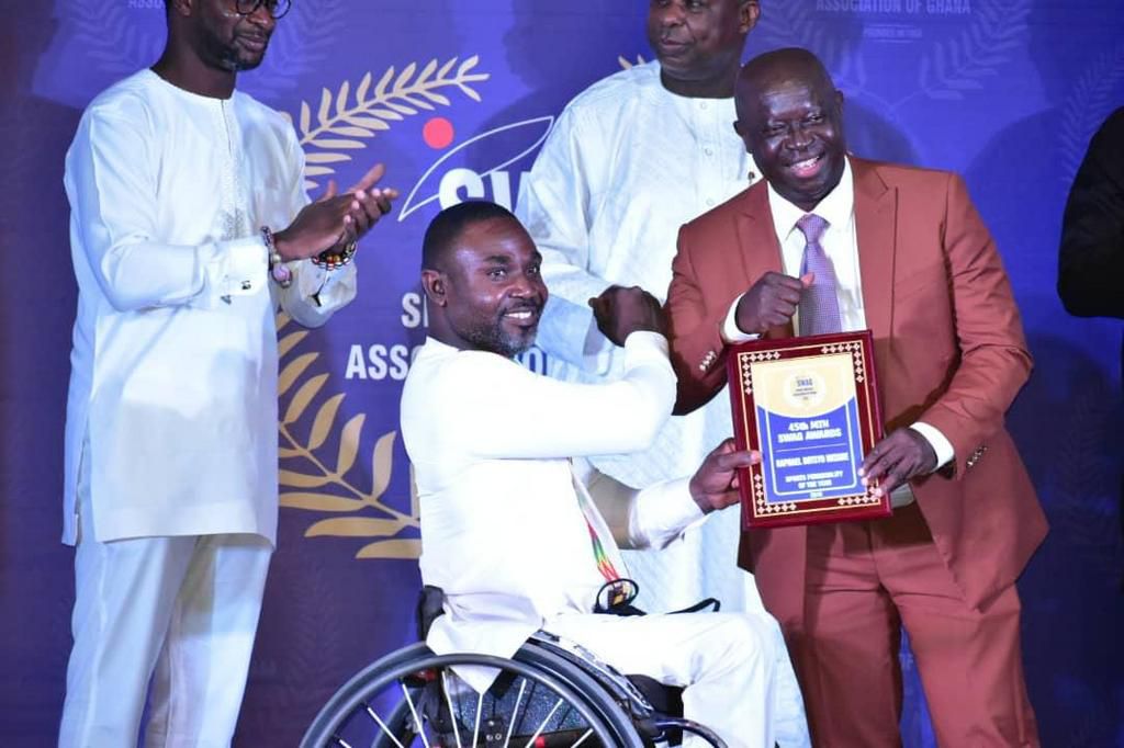 Raphael Botsyo Nkegbe emerged SWAG Personality of the Year