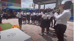 Lil Win celebrates birthday with students of his school