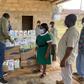Photos: John Dumelo marks birthday by donating medical items to Likpe Clinic