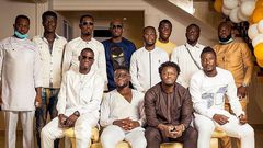 Stars at Fatau Dauda's wedding