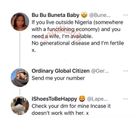 “If you live abroad & need a wife, I’m available and fertile” – Lady advertises herself