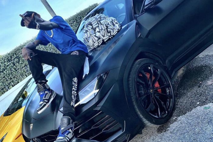 Ghanaian rich kid PrinceTod cops new Lamborghini posh car worth over $250,000