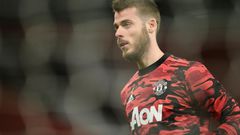 Manchester United's Spanish goalkeeper David de Gea