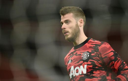 Manchester United's Spanish goalkeeper David de Gea
