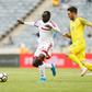 Bradley Grobler (R) playing for South Africa against Sudan in a 2021 Africa Cup of Nations qualifier in Soweto
