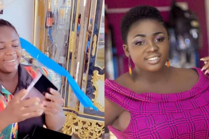 Tracy Boakye thanks her lover after receiving brand new phone on Val’s Day (2)