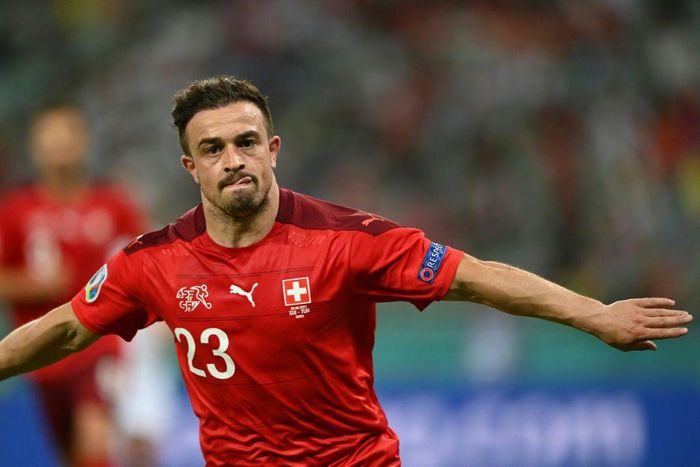 Xherdan Shaqiri took his Switzerland goal tally to 25 with his efforts against Turkey