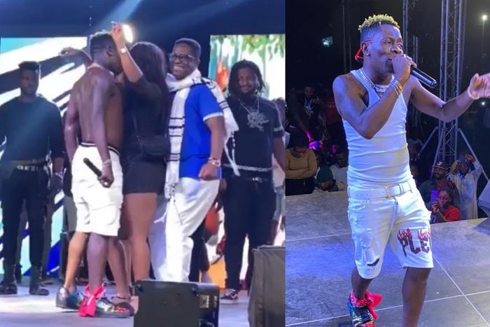 Shatta Wale performs at Peter Amewu's victory concert