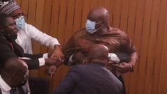 ‘Part-time politician and full-time kwashey boy’ – Ghanaians react to Carlos Ahenkorah’s ballot-snatching