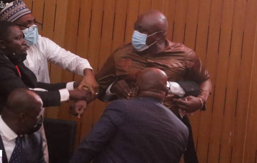‘Part-time politician and full-time kwashey boy’ – Ghanaians react to Carlos Ahenkorah’s ballot-snatching